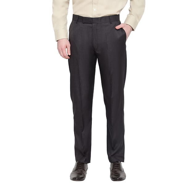 Boltini Italy Men's Flat Front Slim Fit Slacks Trousers Dress Pants ( Charcoal, 30x30) - Walmart.com